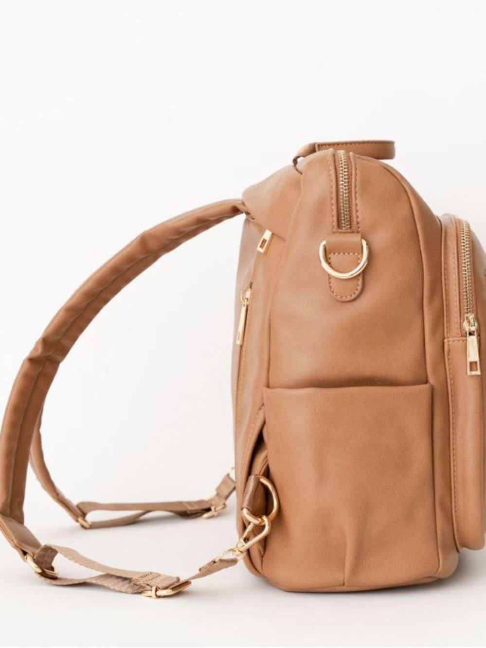 Everyday Tan Crossbody Tote — Women's Convertible Shoulder Bag - Picture 5 of 6